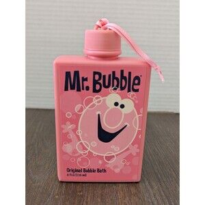Pink Retro Mr. Bubble Original Bubble Bath 8oz Vintage Look Factory Sealed
